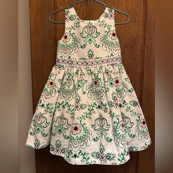 Janie and Jack Garden Vine Dress - Picture 1 of 7
